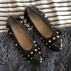 Anyi Lu Calf Skin Cate Ballet Flats